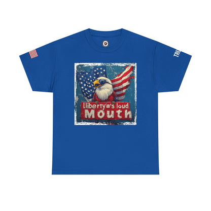 Libeerty’s loud mouth trump print, Unisex Heavy Cotton Tee