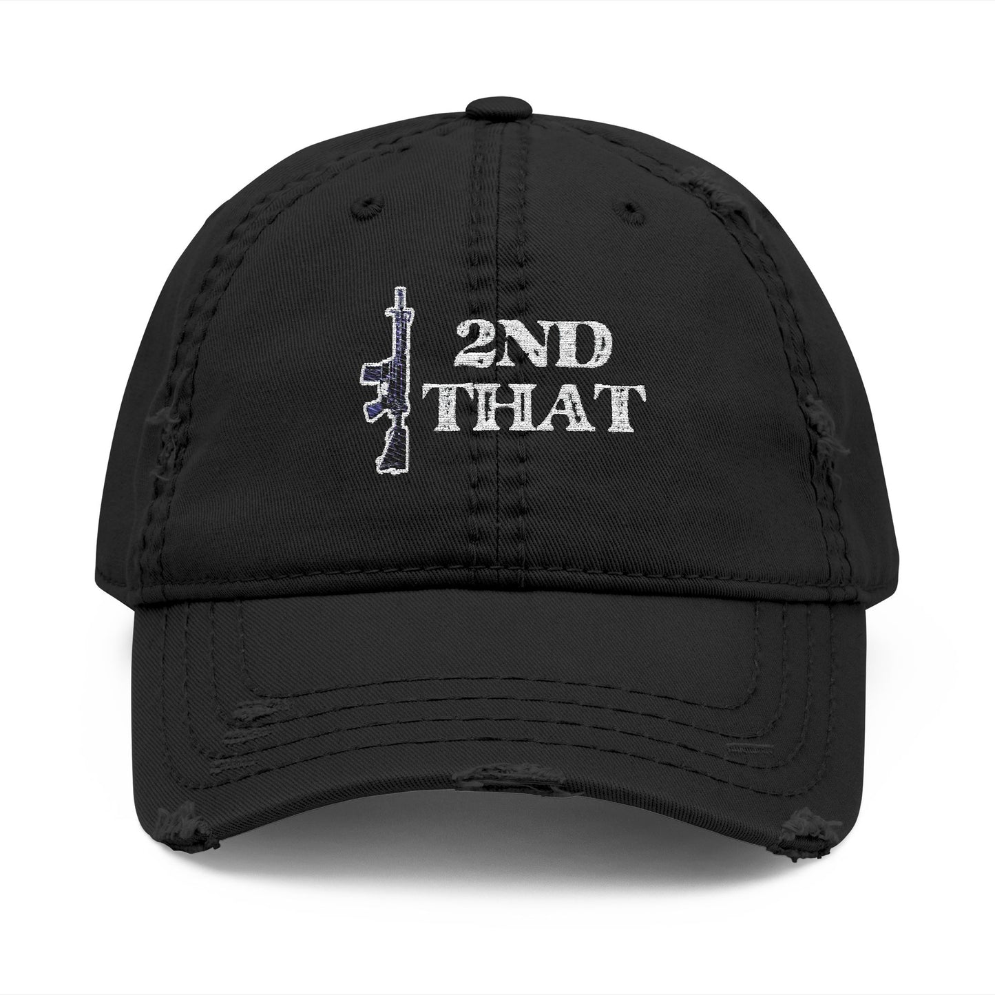 I second that, Distressed Dad Hat (Embroidery)