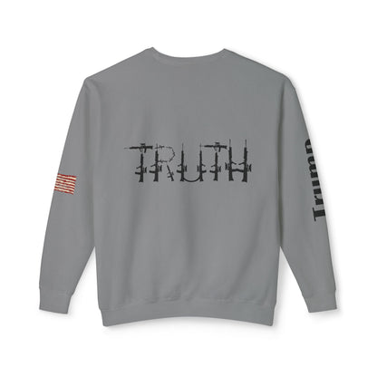 It’s on Trump cartoon print, Unisex Lightweight Crewneck Sweatshirt