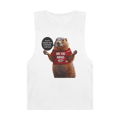 Cartoon patriotic don’t blame me print ,Unisex Barnard Tank