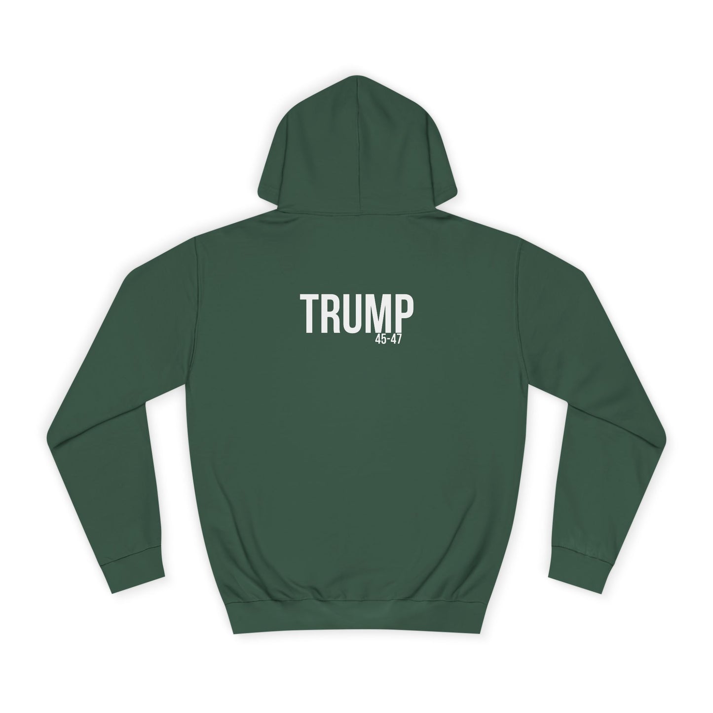 DOGE trump print cartoon, Unisex College Hoodie