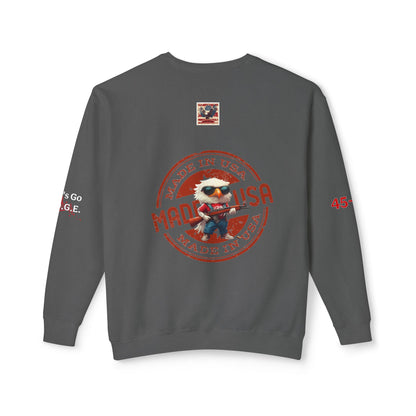 Patriotic daddies that! How are you like that? Trump print Unisex Lightweight Crewneck Sweatshirt