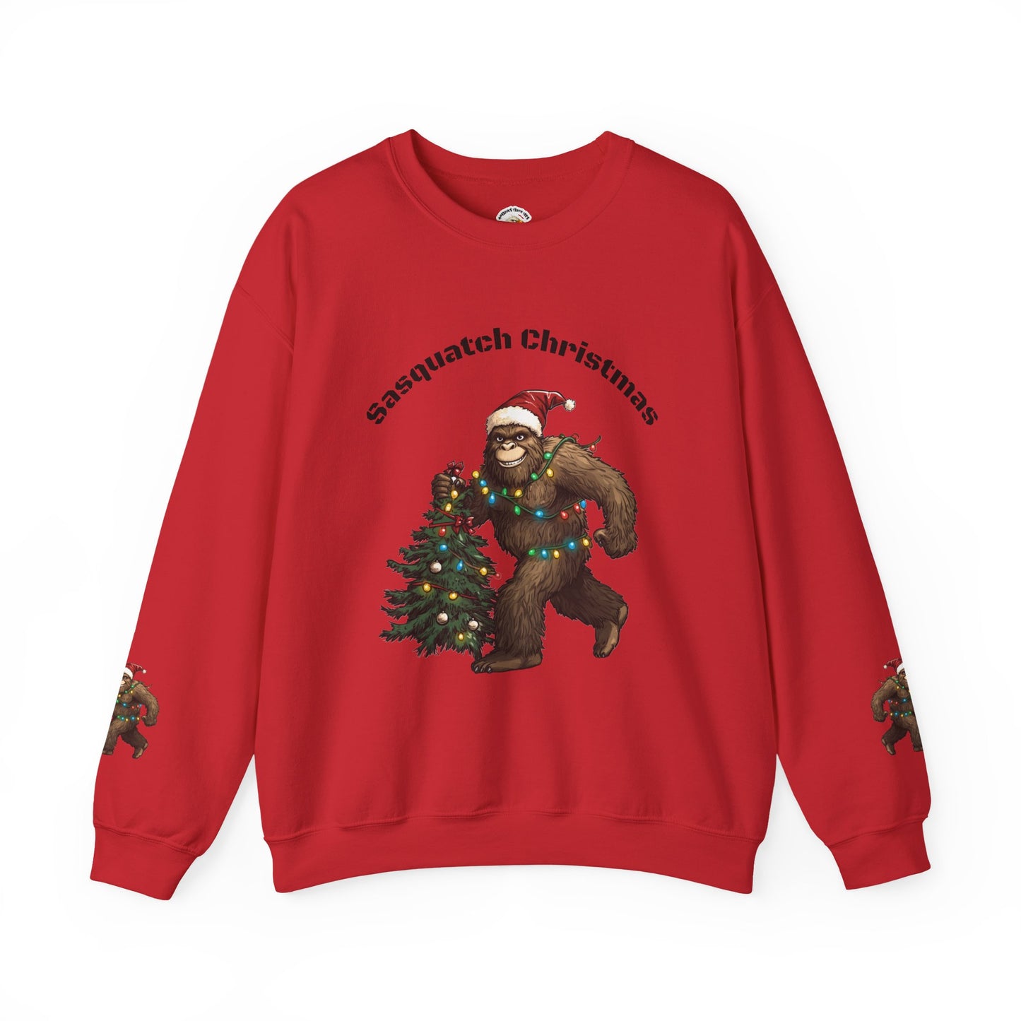 Sasquatch Christmas Crewneck Sweatshirt