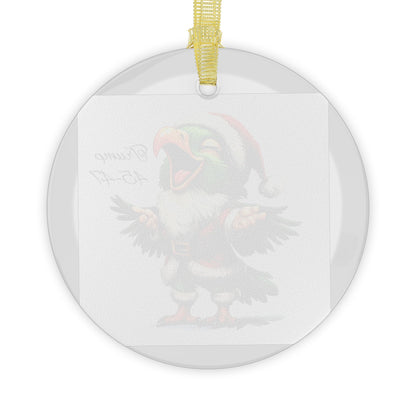 Eagle/Trump #3 Glass Ornaments