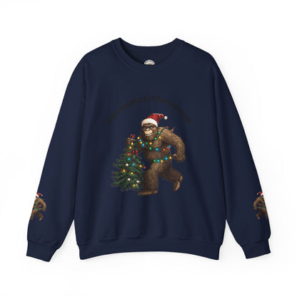 Sasquatch Christmas Crewneck Sweatshirt