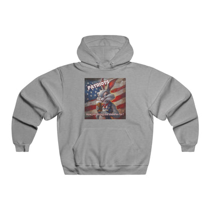 Patriots, how are you liking in the show? Trump print, Men's NUBLEND® Hooded Sweatshirt