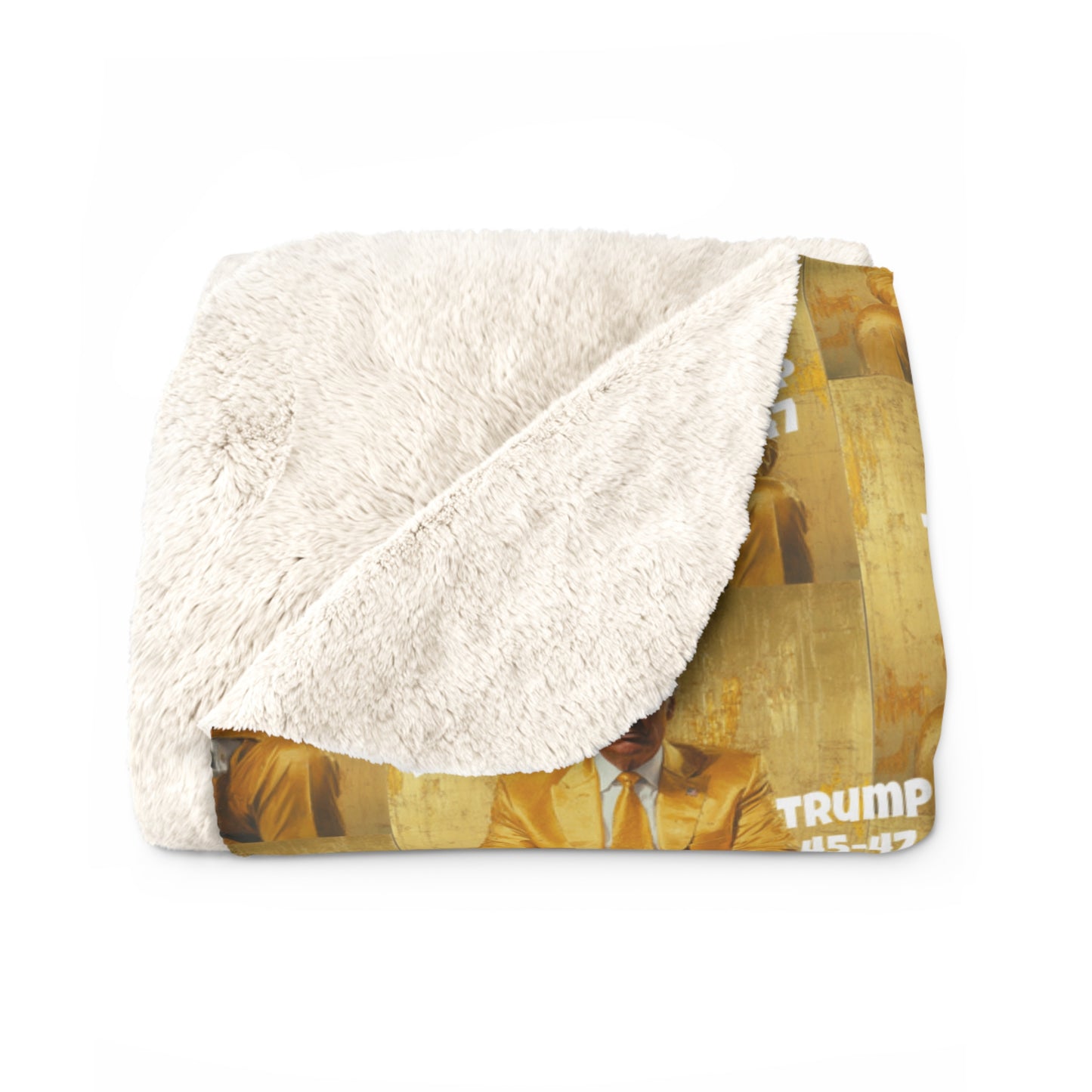 Trump Sherpa Fleece Blanket