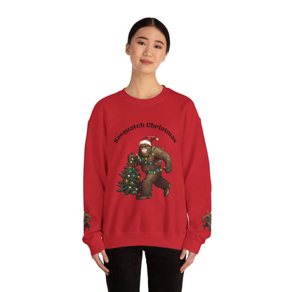 Sasquatch Christmas Crewneck Sweatshirt