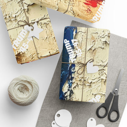 Trump red white and blue Wrapping Papers