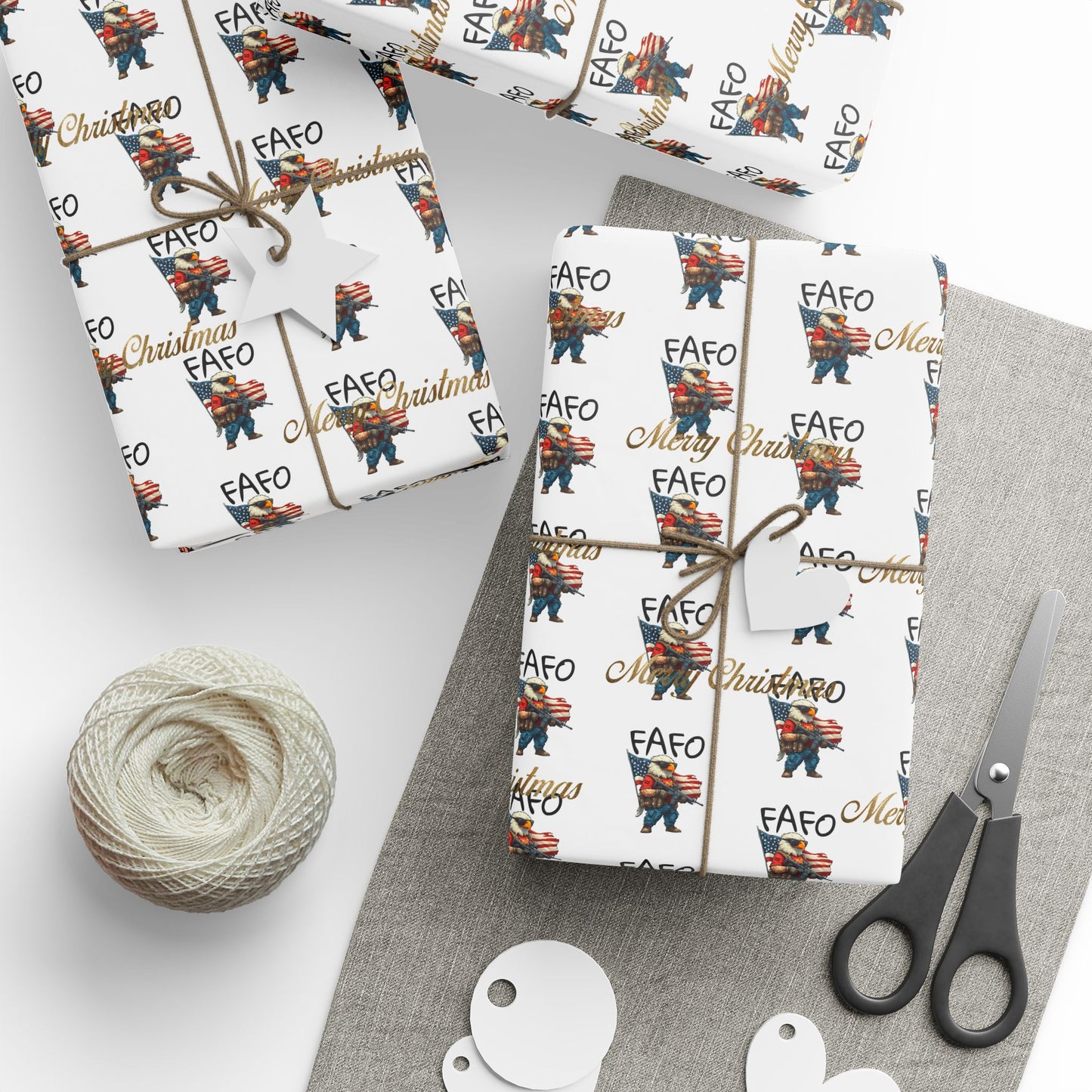 FAFO trump Christmas Wrapping Papers