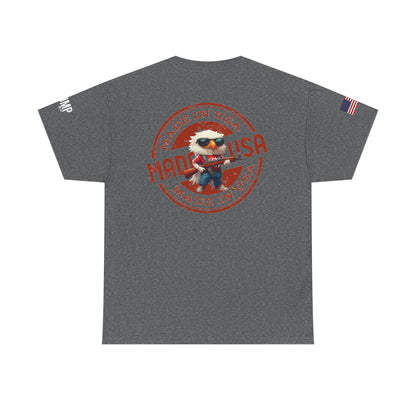 Lock loaded and patriotic, Unisex Heavy Cotton Tee