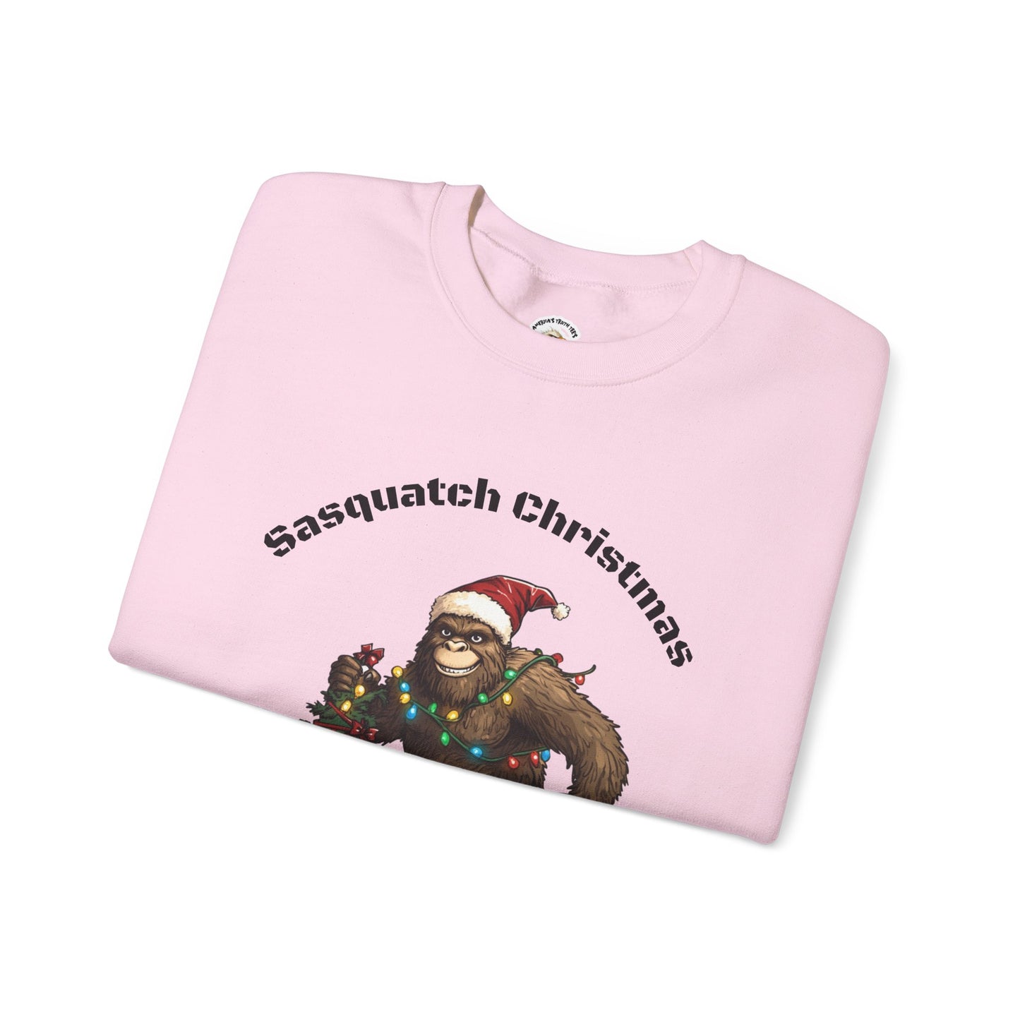 Sasquatch Christmas Crewneck Sweatshirt