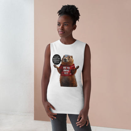 Cartoon patriotic don’t blame me print ,Unisex Barnard Tank