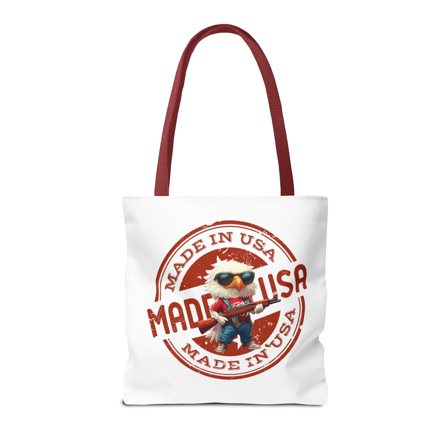 Patriotic trump, daddy’s back, how you like that print, Tote Bag (AOP)