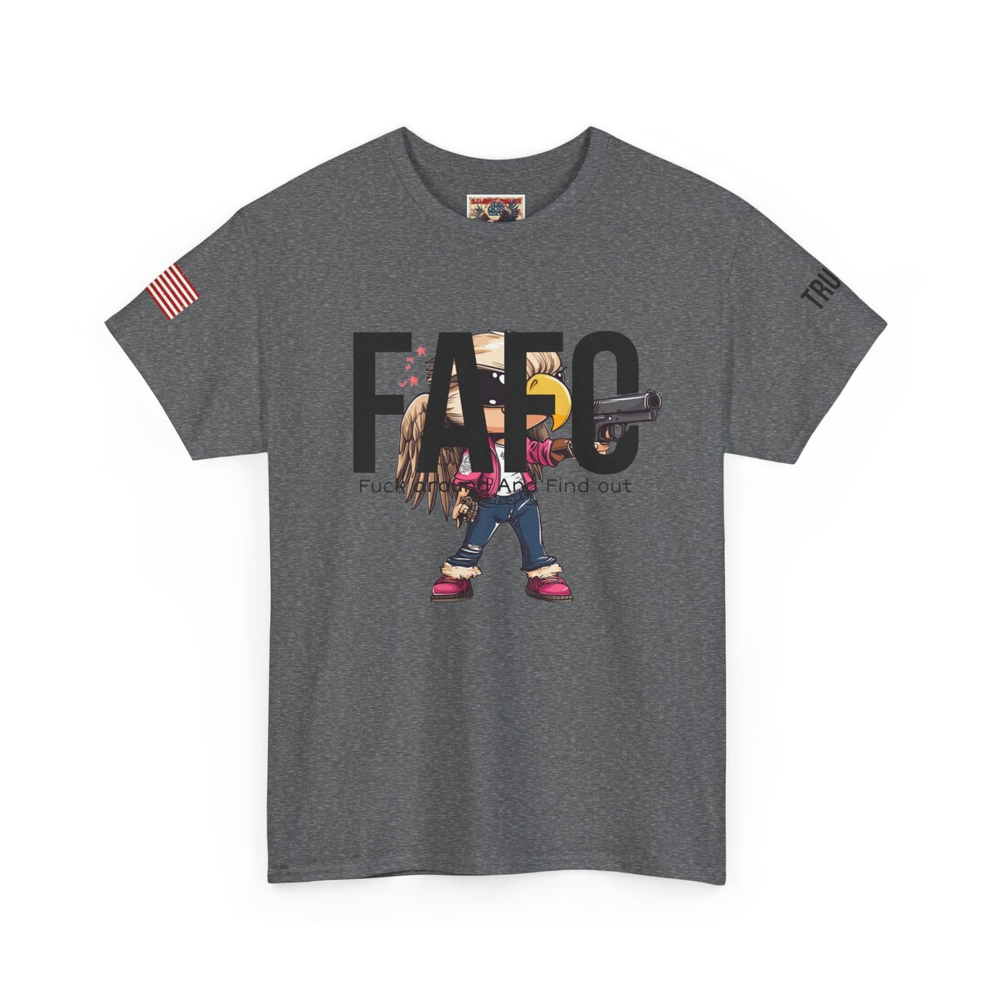 Patriotic FAFO trump print Unisex Heavy Cotton Tee