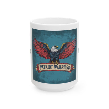 Freedom Warriors, print ,Ceramic Mug, (11oz, 15oz)