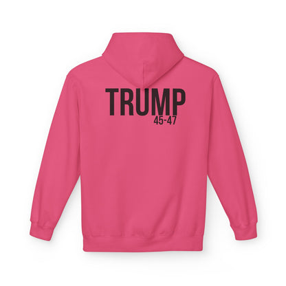Make playgrounds safe again, trump print, Unisex Midweight Softstyle Fleece Hoodie