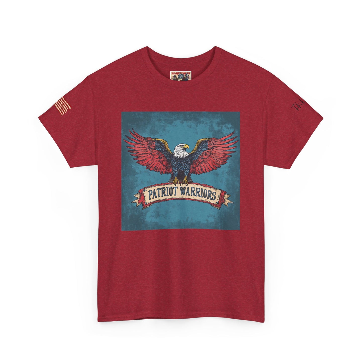 Patriot Warriors, print , Unisex Heavy Cotton Tee