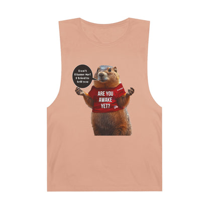 Cartoon patriotic don’t blame me print ,Unisex Barnard Tank