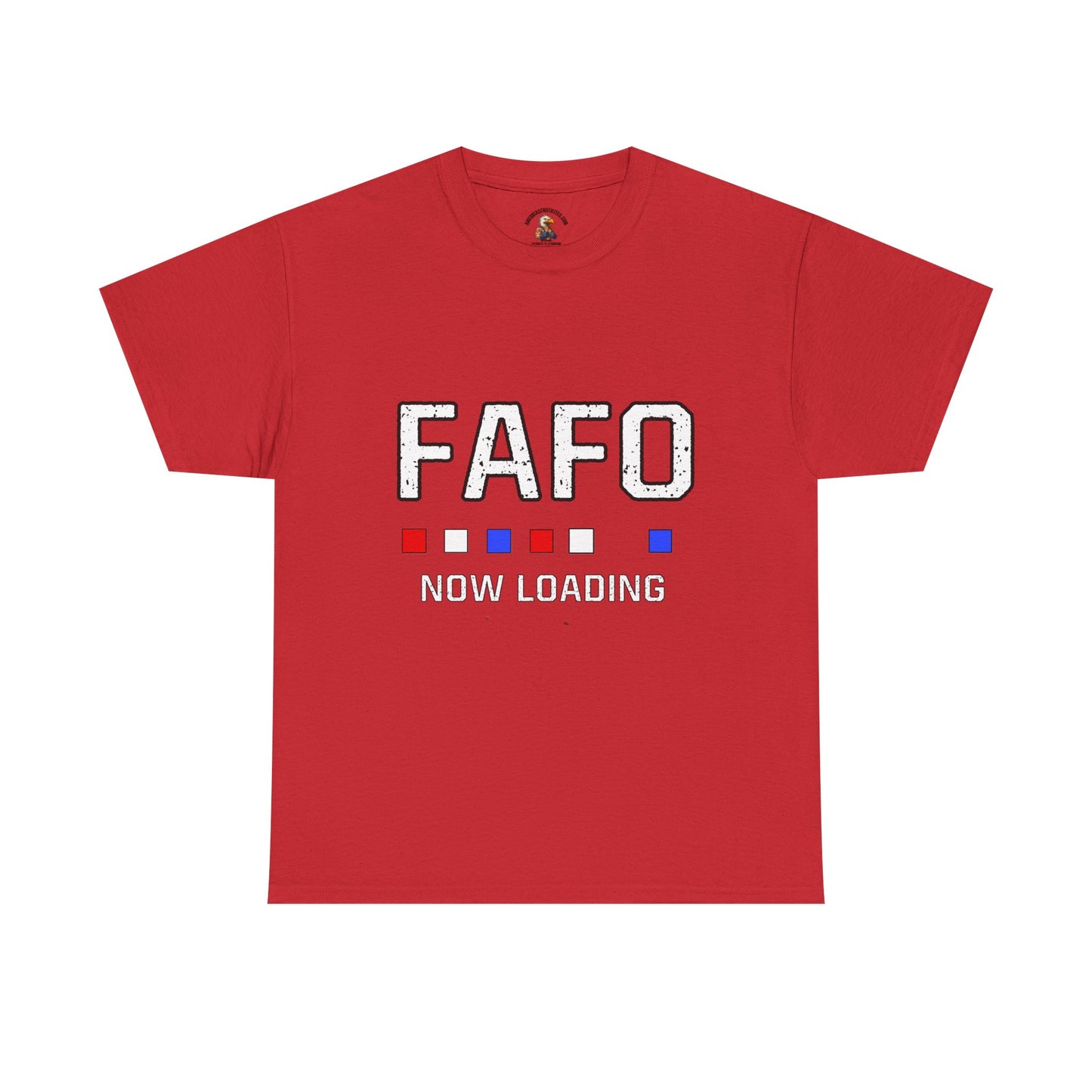 FAFO Now Loading Unisex Cotton Tee, Casual Tee, Graphic T-Shirt, Funny Shirt for Friends, Gift for Humor Lovers