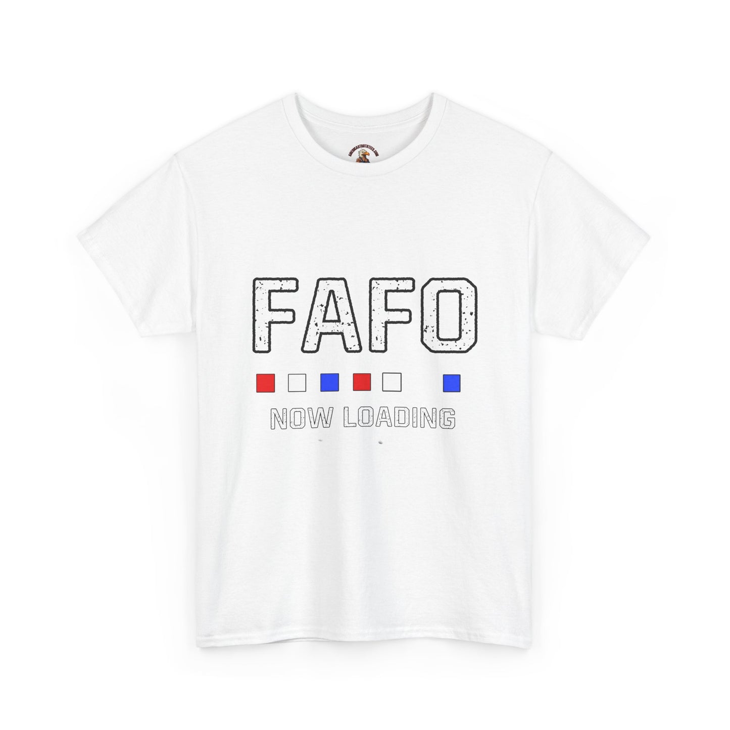 FAFO Now Loading Unisex Cotton Tee, Casual Tee, Graphic T-Shirt, Funny Shirt for Friends, Gift for Humor Lovers