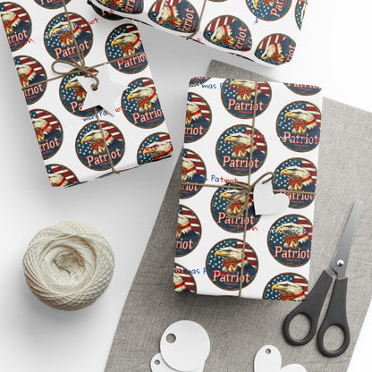 Merry Christmas patriot Wrapping Papers