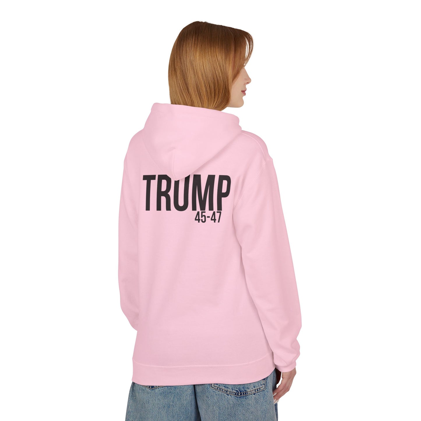 Make playgrounds safe again, trump print, Unisex Midweight Softstyle Fleece Hoodie