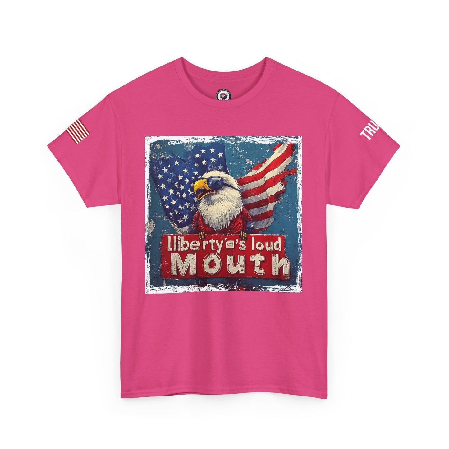 Libeerty’s loud mouth trump print, Unisex Heavy Cotton Tee