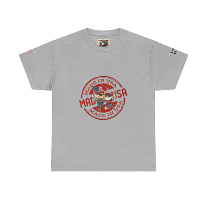 Patriotic made in USA prints, Unisex Heavy Cotton Tee