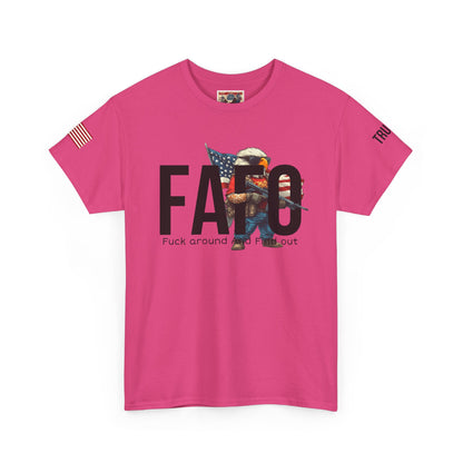 Patriotic FAFO trump print, Unisex Heavy Cotton Tee