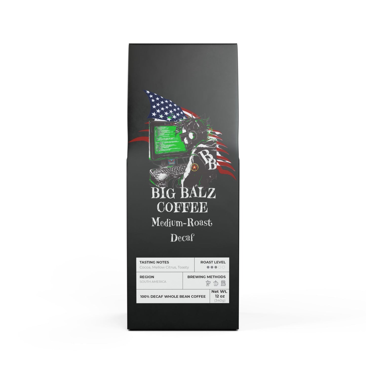 BIG BALLZ  Decaf Coffee Blend (Medium Roast)