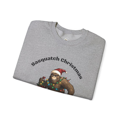 Sasquatch Christmas Crewneck Sweatshirt