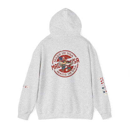 Maga American patriot print, Unisex Heavy Blend™ Hooded Sweatshirt