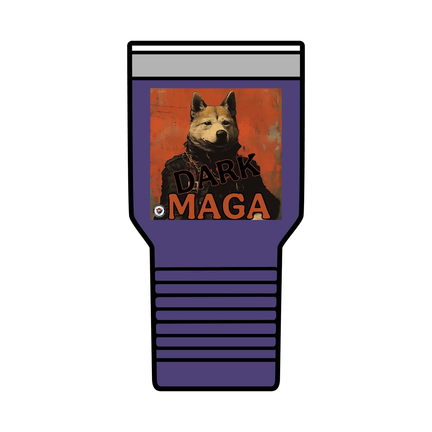 Dark Maga Trump patriotic print, Insulated Tumbler, 30oz