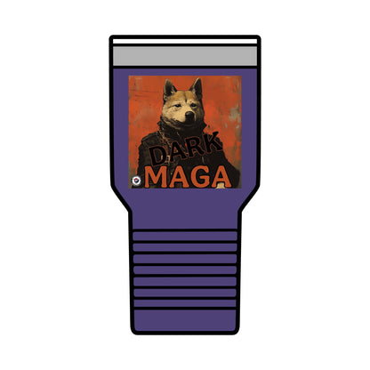 Dark Maga Trump patriotic print, Insulated Tumbler, 30oz