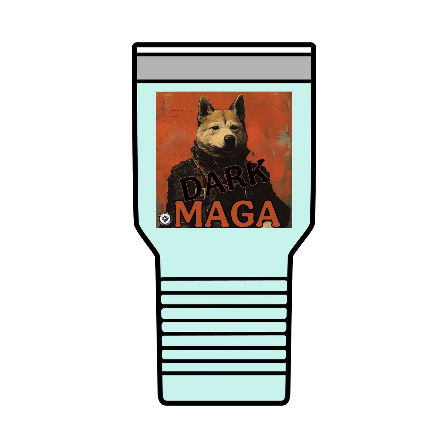 Dark Maga Trump patriotic print, Insulated Tumbler, 30oz