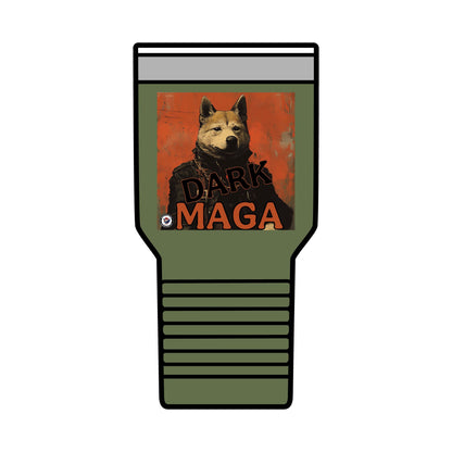 Dark Maga Trump patriotic print, Insulated Tumbler, 30oz