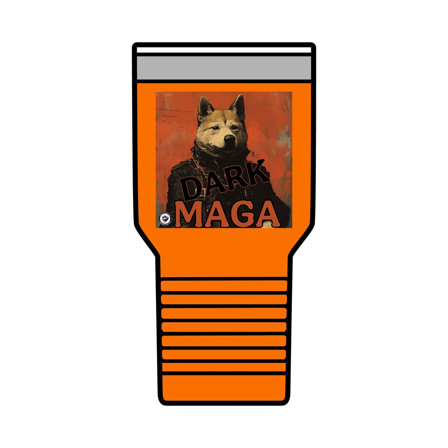 Dark Maga Trump patriotic print, Insulated Tumbler, 30oz