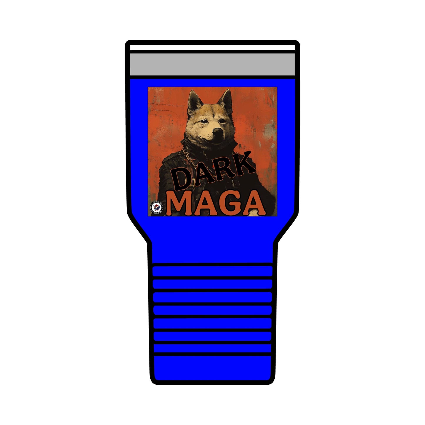 Dark Maga Trump patriotic print, Insulated Tumbler, 30oz