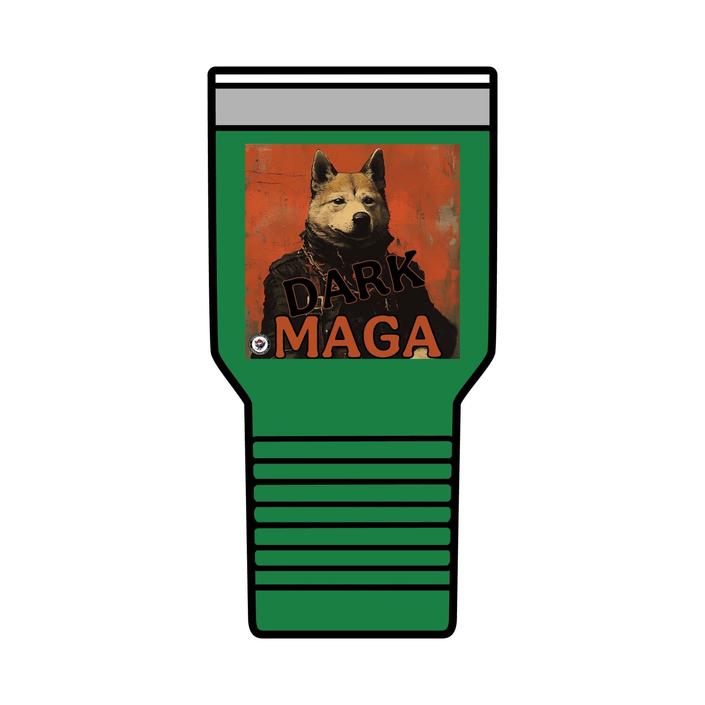 Dark Maga Trump patriotic print, Insulated Tumbler, 30oz