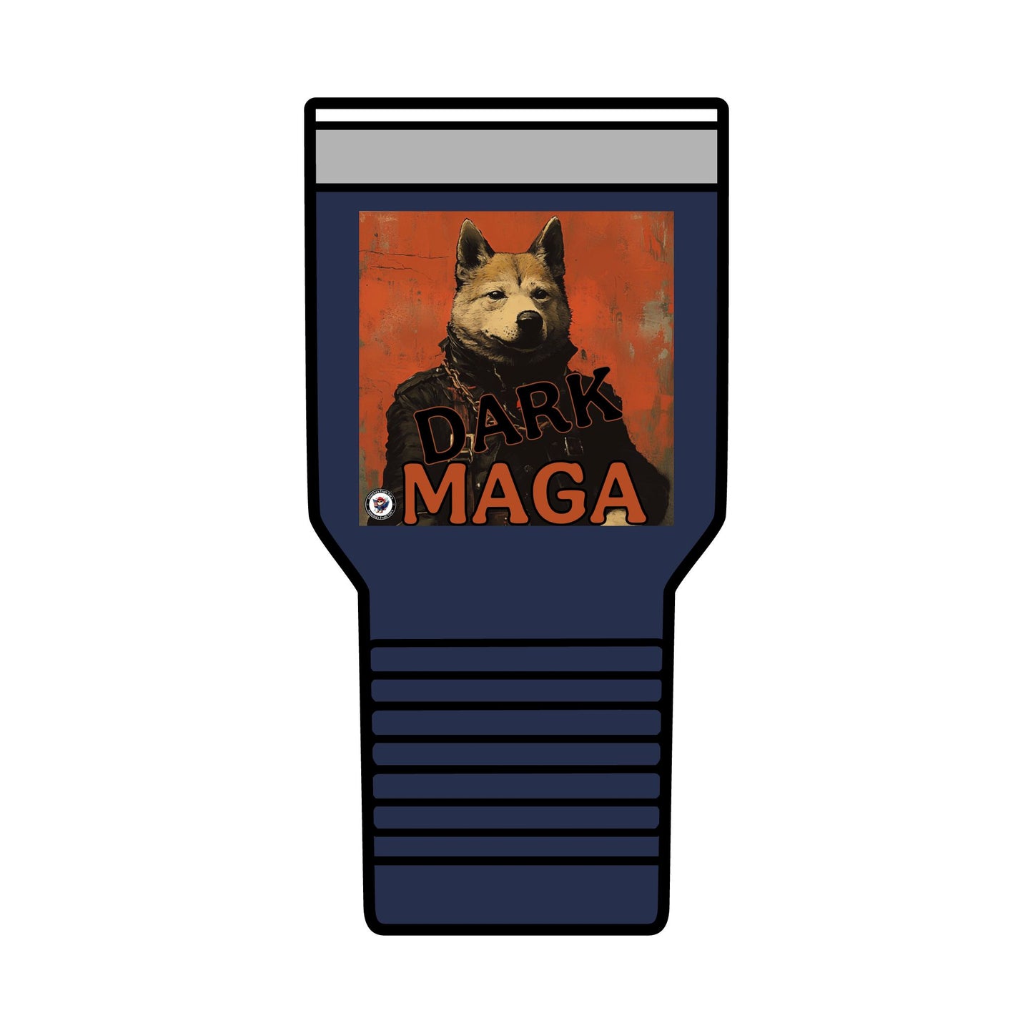 Dark Maga Trump patriotic print, Insulated Tumbler, 30oz