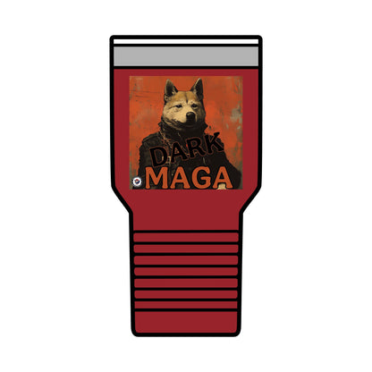 Dark Maga Trump patriotic print, Insulated Tumbler, 30oz
