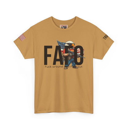 Patriotic FAFO trump print, Unisex Heavy Cotton Tee