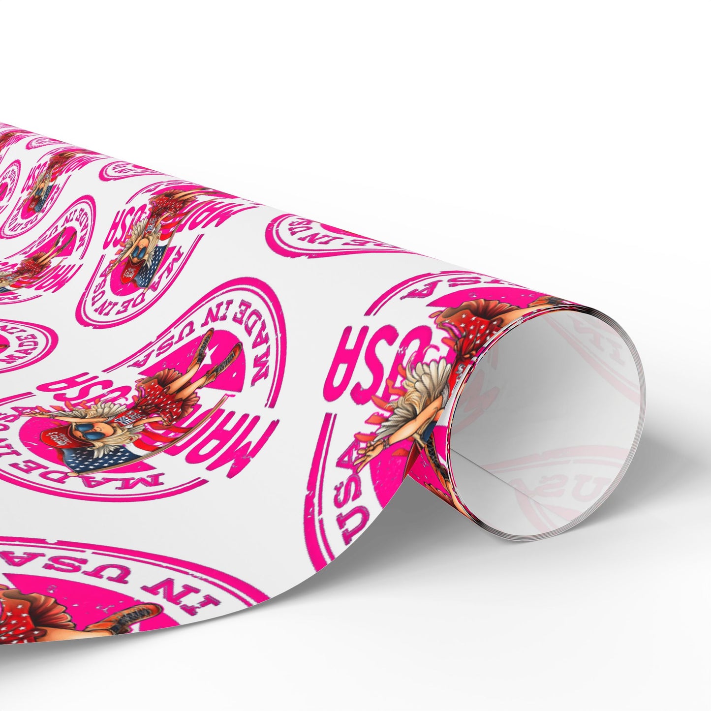 Made in USA Girl Wrapping Papers