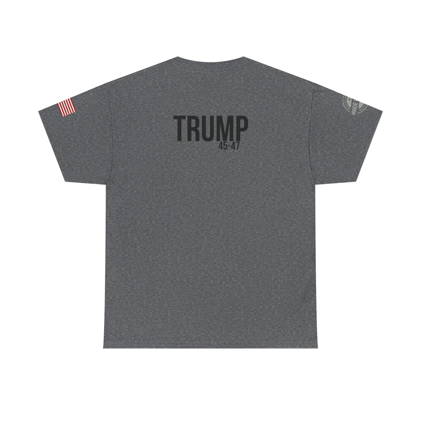 Comical Political Tee - 'I'm Back!' Trump 45-47 Unisex Heavy Cotton Tee