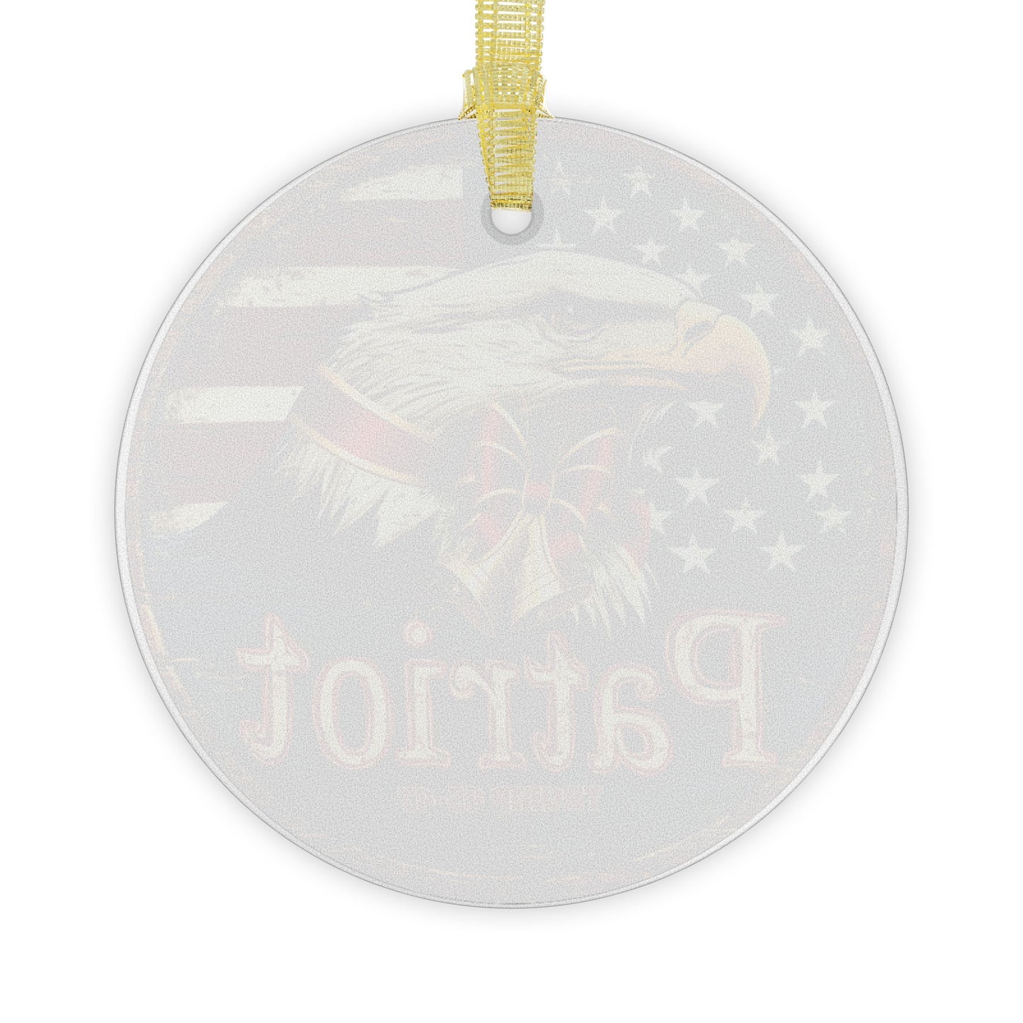 Patriot/Trump 45-47 Glass Ornaments