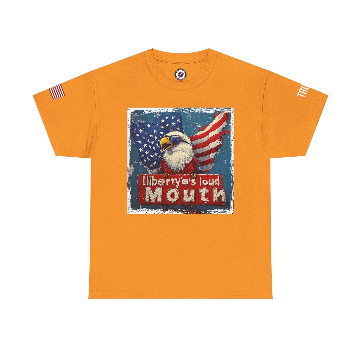 Libeerty’s loud mouth trump print, Unisex Heavy Cotton Tee