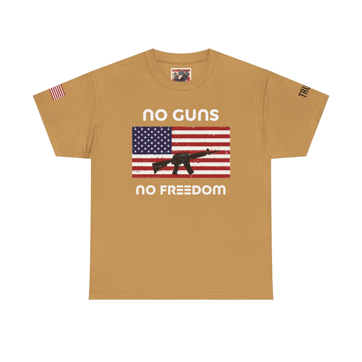 No guns no freedom trump print, Unisex Heavy Cotton Tee