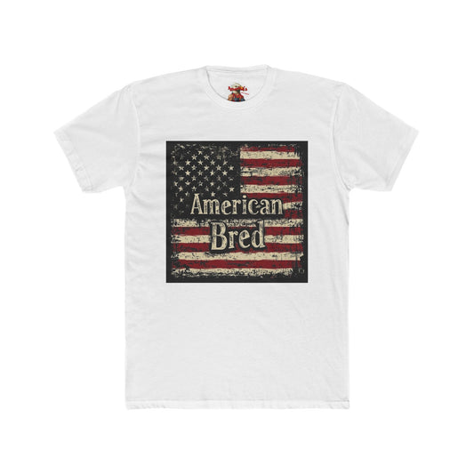 American Bred Unisex Cotton Crew Tee - Patriotic Trump 45-47 Shirt