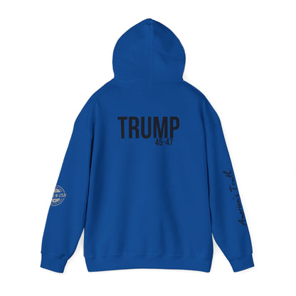 Unisex Heavy Blend™ Hooded Sweatshirt - 'Everything Matters' & 'TRUMP 45-47' Design